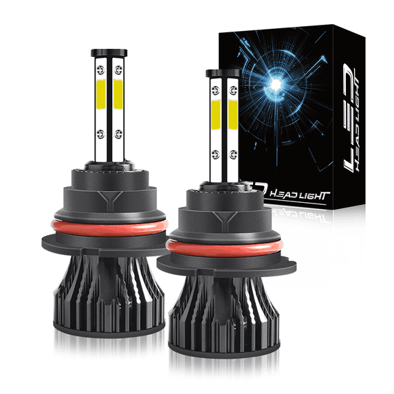 WVKVII 9007 LED Headlight Bulbs for Nissan Murano 2003-2008,55W 5500LM 6000K Pack of 2