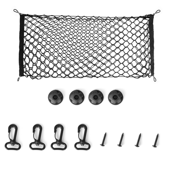 WVKVII Envelope Style Premium Trunk Organizers Mesh Cargo Net for VOLVO XC90 2016-2023