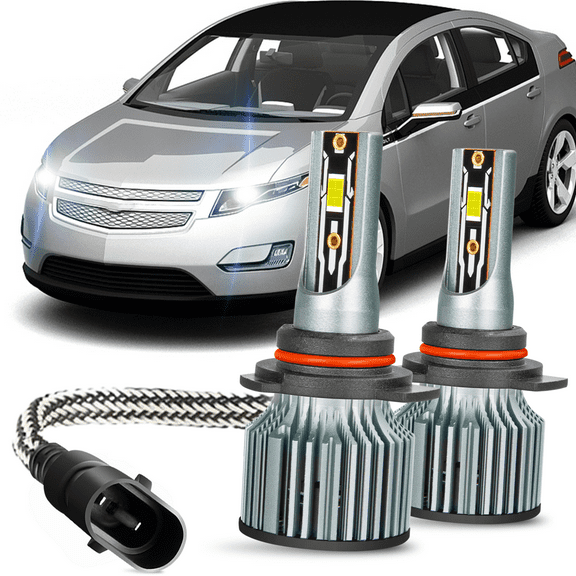 WVKVII Fit for 2011-2015 Chevrolet Volt - 2PC 9012/HIR2 LED Headlight Bulbs Low Beam Set