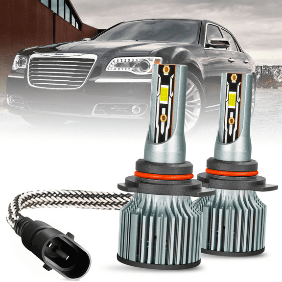 WVKVII Fit for 2011-2015 Chrysler 300 - 2PC 9012/HIR2 LED Headlight Bulbs Low Beam Set
