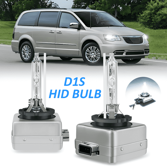 WVKVII For Chrysler town&country 2008-2016 HID Headlight Bulbs High Low Beam Lamp 6000K White 2 Pack