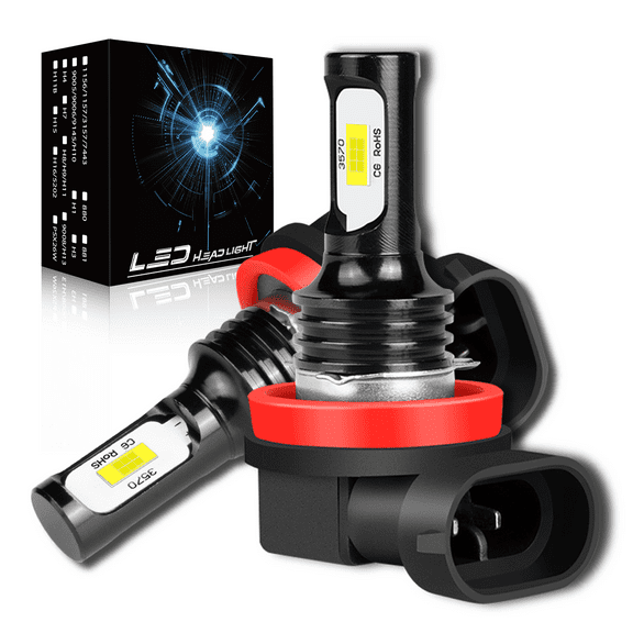 WVKVII For Honda Odyssey 2005-2022 Front LED Fog Light Bulbs Fanless Cool White 2 Pack