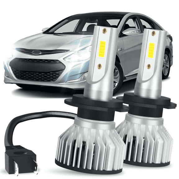 WVKVII For Hyundai Sonata 2011 2012 2013 2014 LED Headlight Bulbs,Pack of 2