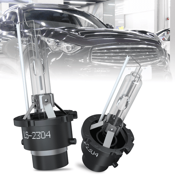 WVKVII For Infiniti FX35 2006 2007 2008 2009 2010 2011 2012 D2s Hid Headlight Bulbs Low & High Beam 2pcs