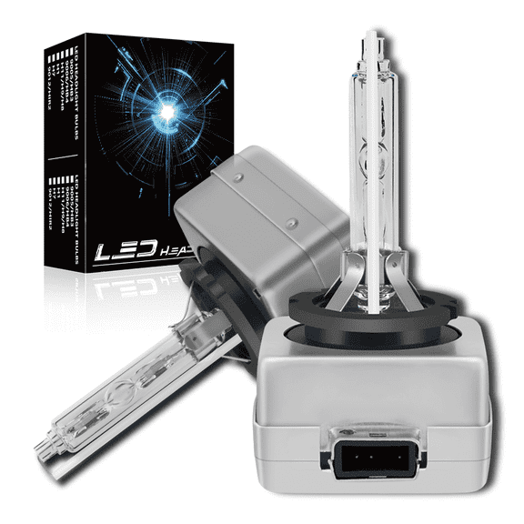 WVKVII For Land Rover LR2 2008-2015 HID Headlight Bulbs High Low Beam Lamp 6000K White 2 Pack