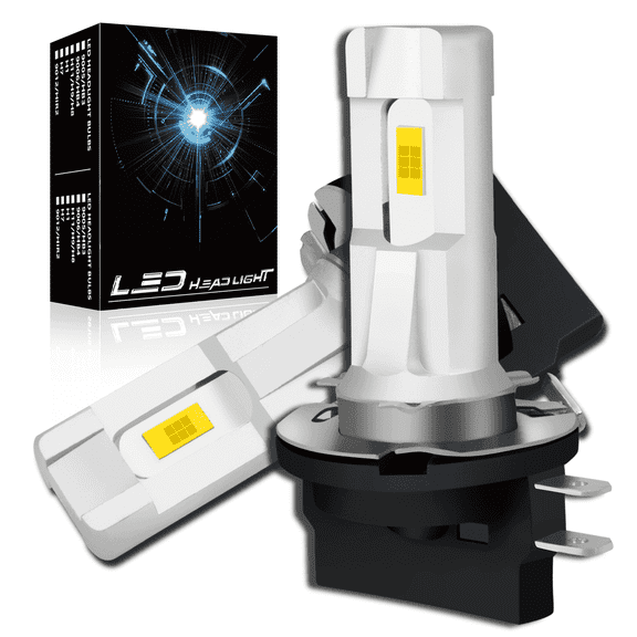 WVKVII H11B LED Headlight Bulbs for Ford Fiesta 2011 2012 2013 Low Beam Kit 6000K White