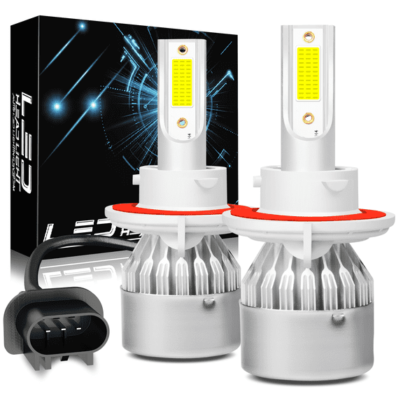 WVKVII LED Headlight Bulbs H13/9008 High Low Beam 6000k H13 LED Bulb Cool White IP68