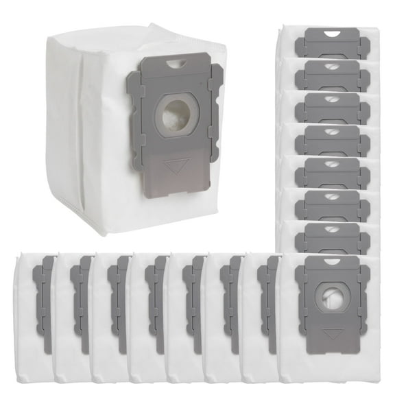 WVacFre 16PCS Robot Replacement Bag, for Models i1+, i3+, i4+, i5+,i6+, i7+, i8+, j7+, s9+Automatic Dirt Disposal Bags Vacuum Cleaner Bag