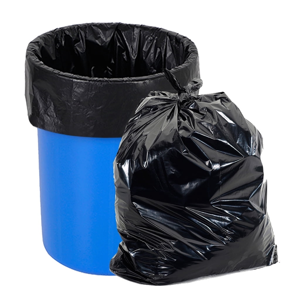 WVacFre 240Liter Tear Resistant Trash Bags,Heavy Duty,Tasteless  100x120CM Black Garbage Bags (20 Pieces)