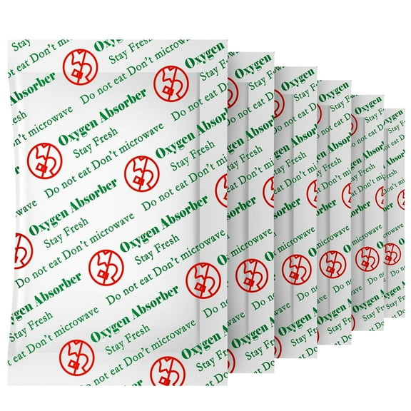 WVacFre 3000CC(30-Pack) Food Grade Moisture Oxygen Absorber Packets for Long Term Food Storage