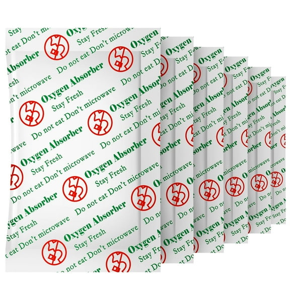 WVacFre 500CC(50Pack) Oxygen Absorbers for Long Term Food Storage Dried Meat, Bread, Biscuits, Nuts