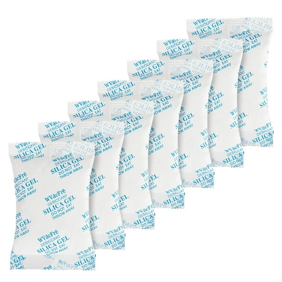 WVacFre 5Gram(100Packets) Food Grade Silica Gel Packs ,Desiccants Moisture Absorbers Packets for Storage