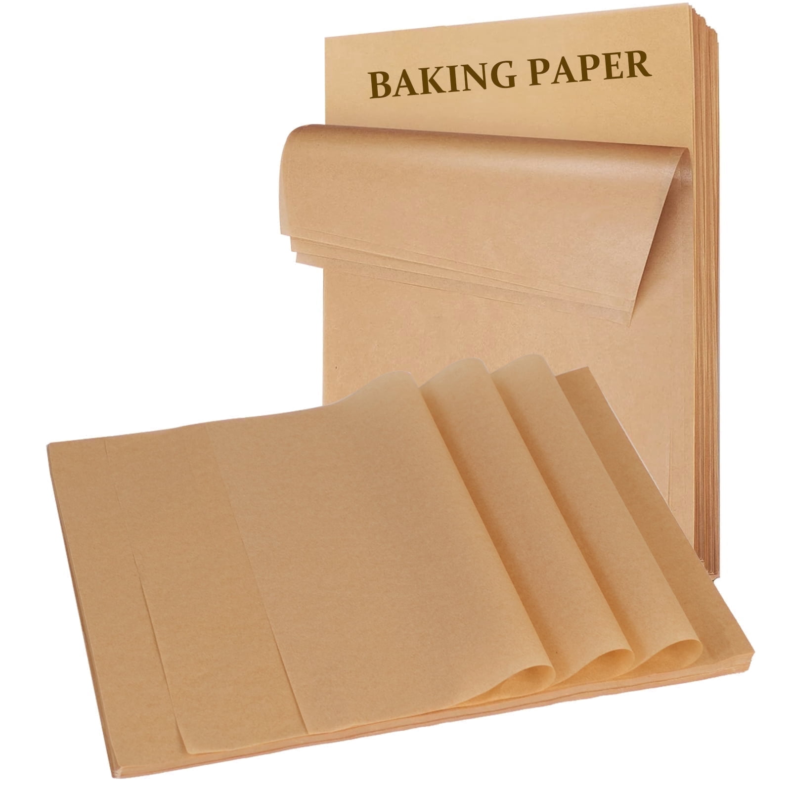 WVacFre Parchment Paper Baking Sheets Mat Non Stick Oven Liners Pre Cut Baking Sheets 300 Pcs 12"x16"Oil Resistant Waterproof