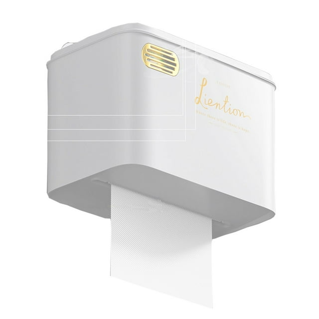 WVacFre Wall Mounted Toilet Paper Box With Aromatherapy Function,Wall Mounted Waterproof Tissue Box,Wall-Mount Multifuctional Toilet Tissue Box for Bathroom.
