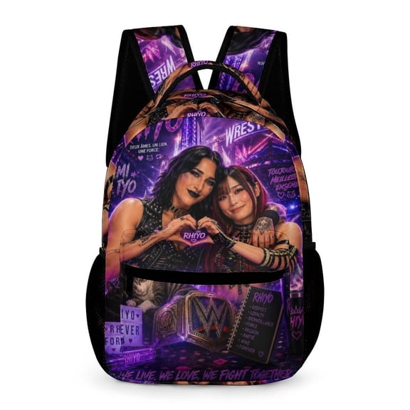 WW-E Theme Backpack lightweight and durable laptop bag stylish 3D-print backpack