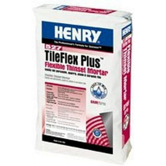 WW HENRY COMPANY FP0TFLXP25G Henry Flexible Thinset Mortar, 25 lb