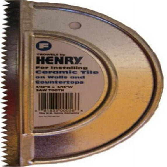WW Henry 12271 V Notch F Trowel - Pack Of 6