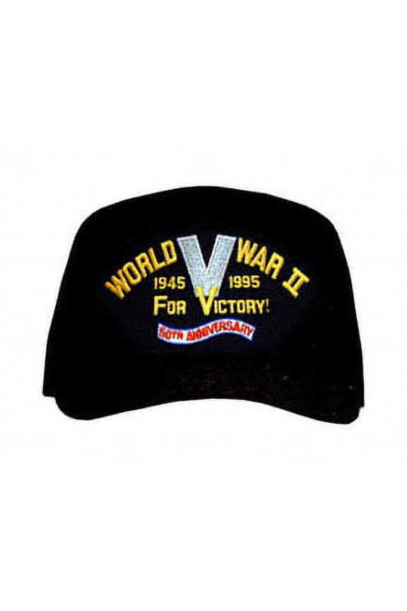 WW-II Victory 50th Anniversary Veteran Ball Cap