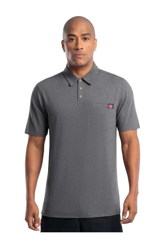 Workwear Men's Performance Stretch Polo Short Sleeve Work Shirt, size S-3XL