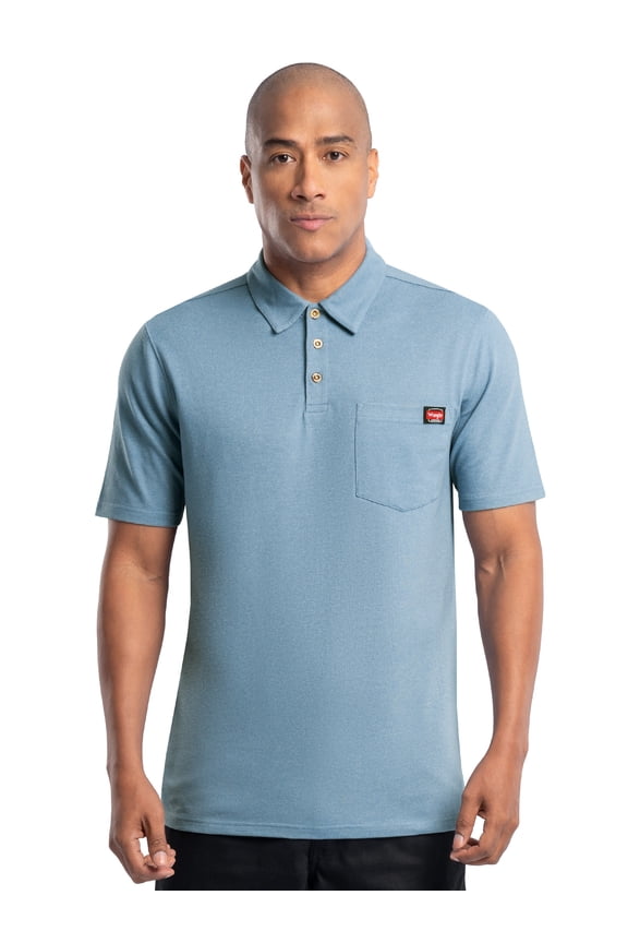 Workwear Men's Performance Stretch Polo Short Sleeve Work Shirt, size S-3XL