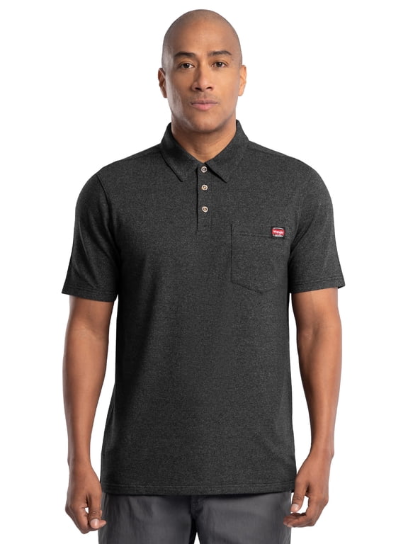 Workwear Men's Performance Stretch Polo Short Sleeve Work Shirt, size S-3XL