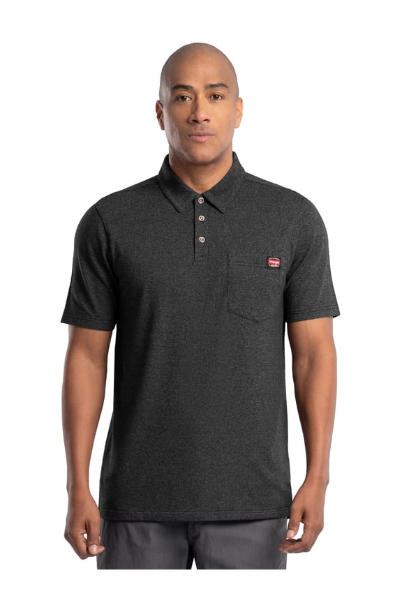 Workwear Men's Performance Stretch Polo Short Sleeve Work Shirt, size S-3XL