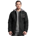 thumbnail image 1 of Wrangler Workwear Men's Quilted Lined Work Shirt Jacket with Hood, Size S-5XL (Men's and Big Men's), 1 of 14