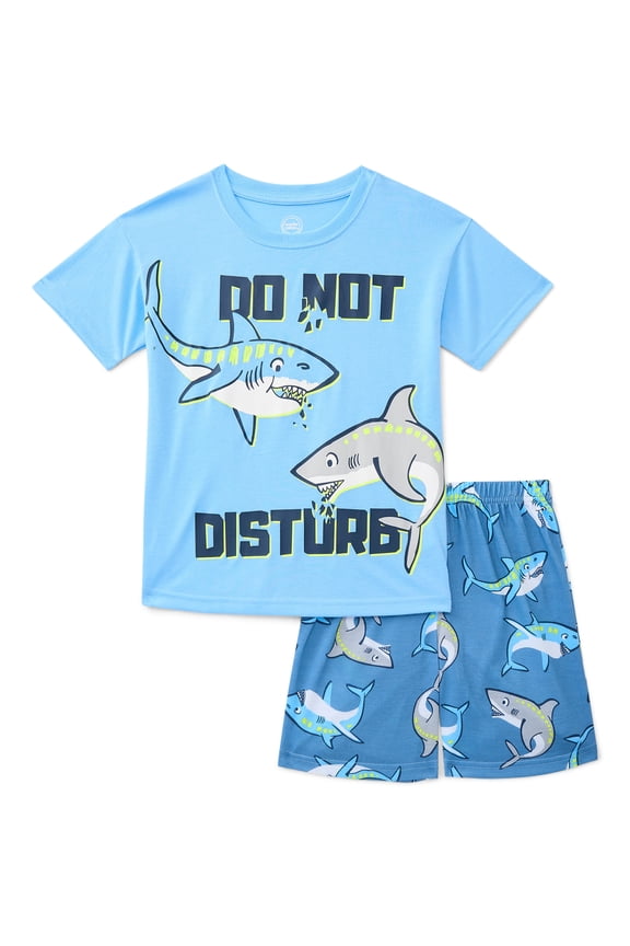 Boys Tee and Shorts Pajama Set, 2-Piece, Sizes 4-18