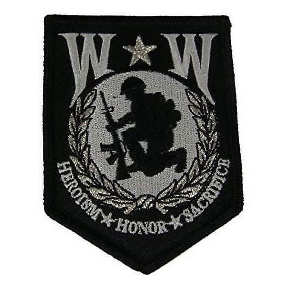 WW WOUNDED WARRIOR PATCH HEROISM HONOR SACRIFICE WIA DISABLED VETERAN
