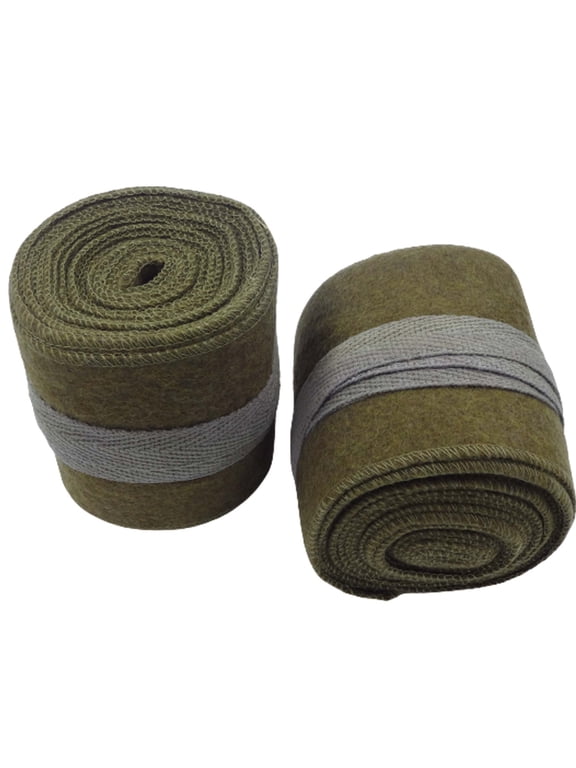 WW1 US Army Khaki Putties / M1910 Leggings Wraps 144 inches / 12 feet-Repro