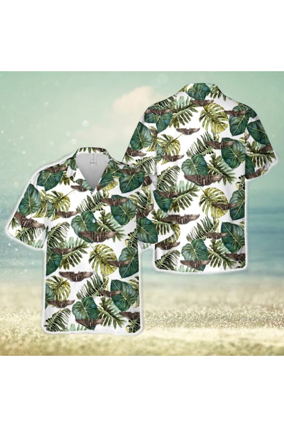 WW2 Aerial Gunner Insignia Hawaiian Shirt For Men And Women Gift Teams Shirt Beach