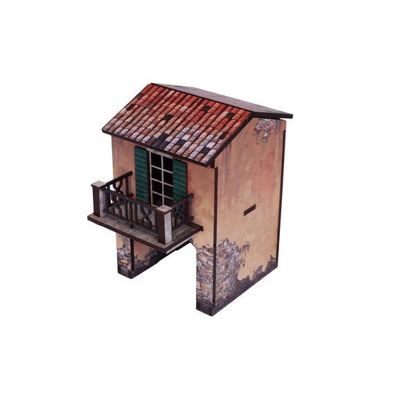 WW2 Italy Gate Balcony Prepainted Terrain