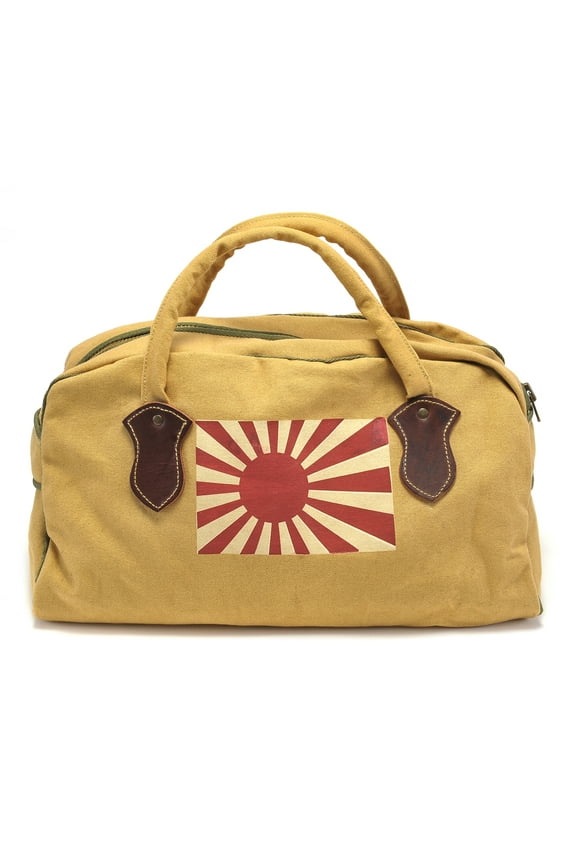 WW2 Japanese Pilots Kit Bag with Rising Sun Flag