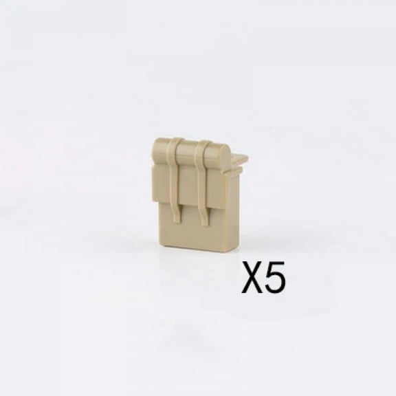 WW2 Military Building Blocks Mini Bricks Backpack Back Frame Solider Figures Accessories Weapons Guns MOC Brain-training Gifts