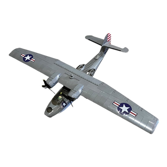 WWII PBY Catalina Aircraft Seaplane Building Blocks Set | General Jim’s Toys & Bricks | GJ-PBY5A