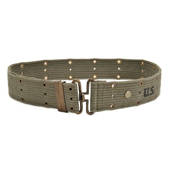 WW2 U.S. M1936 Pistol Belt Dark OD marked JT&L 1944 will fit up to 45" waist