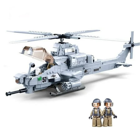 AH-1Z Viper Attack Helicopter Building Blocks Set | General Jim's Toys & Bricks | GJ-GAH
