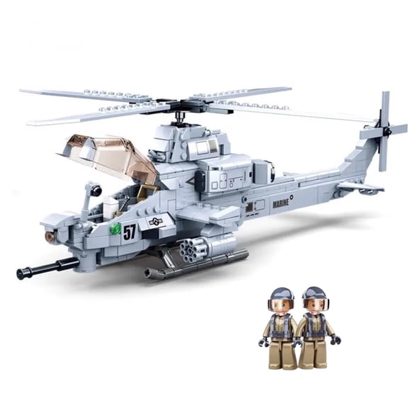 AH-1Z Viper Attack Helicopter Building Blocks Set | General Jim's Toys & Bricks | GJ-GAH