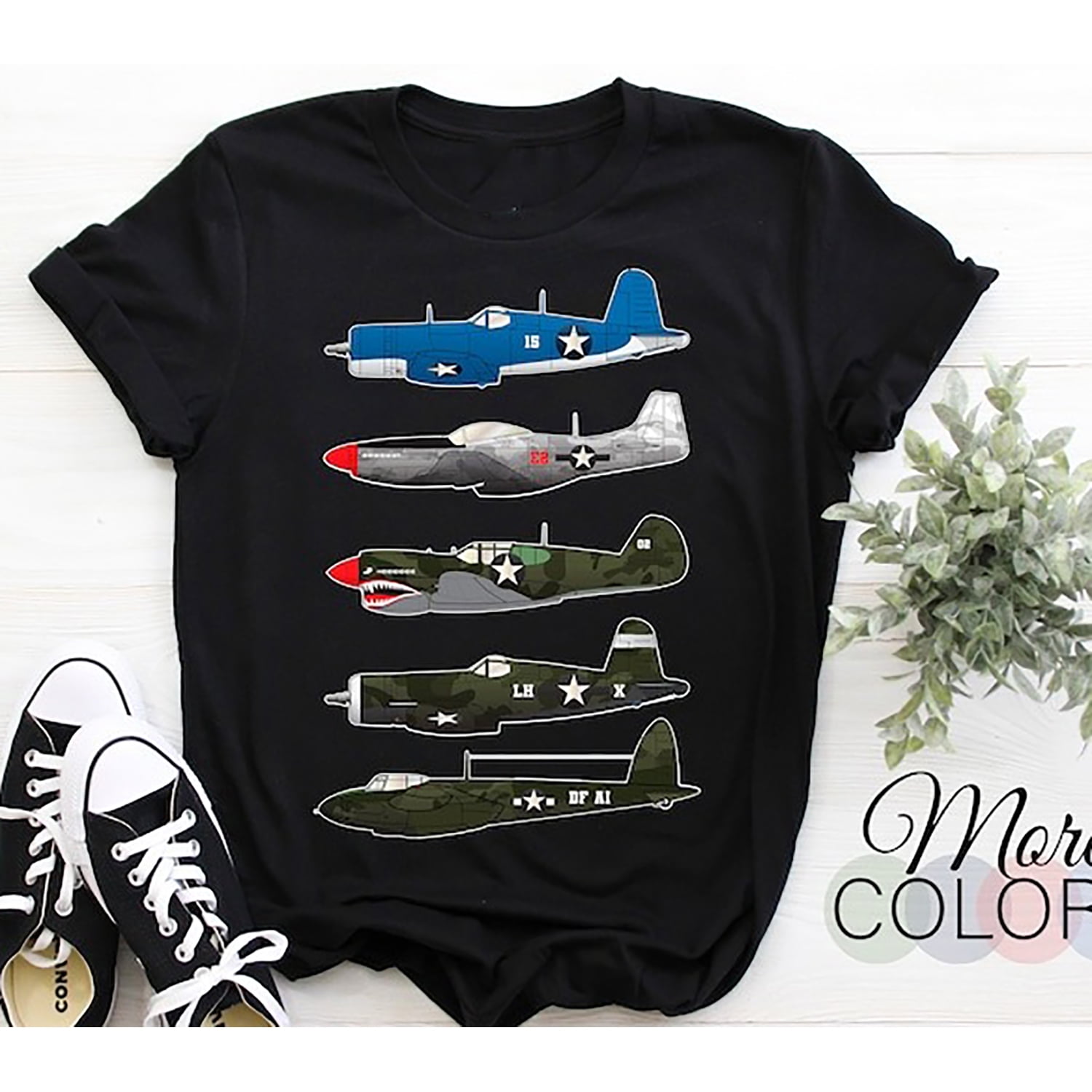 WW2 Warbirds American WW2 planes P51 Mustang, F4U Corsair, B-17 Flying ...