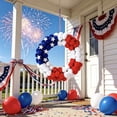 thumbnail image 1 of WWC 4th of July Patriotic Wreaths for Front Door, Fade Resistant 250th Anniversary Red White and Blue Handmade Wreath for Outdoor Home Decor, 1 of 9