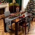 thumbnail image 1 of WWC Christmas Table Runner and Chair Cover Set, Red Plaid Cloth Chair Slipcovers, Christmas Decorations Chair Protector for Party and Dining Room, 1 of 6