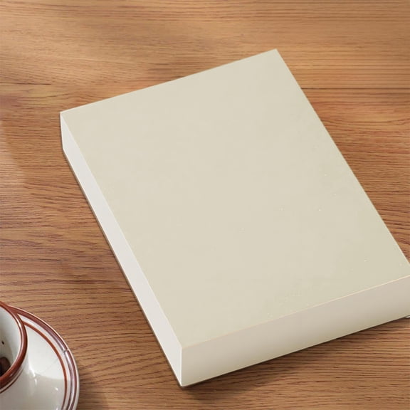 WWC Extra Thick Notebook, Portable Cardboard Hardcover 500 Pages Tearable Blank Notebook, Sturdy Journal for Business School Office Daily