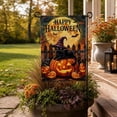 thumbnail image 1 of WWC Halloween Garden Flag, 12x18 inch Double Sided Pumpkin Ghost Yard Flag, Halloween Decor for Fall Outdoor Porch Patio Garden, 1 of 7
