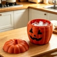 thumbnail image 1 of WWC Halloween Ice Cube Mold, Flexible Silicone Bucket with Lid for Easy Ice Removal, Squeeze Ice Cup Halloween Decor for Party, 1 of 5