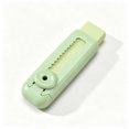 thumbnail image 1 of WWC Retractable Push Pull Erasers, Cute Refillable Sliding Pencil Erasers with Lock, Soft Erasers for School and Office Stationery, Green, 1 of 6