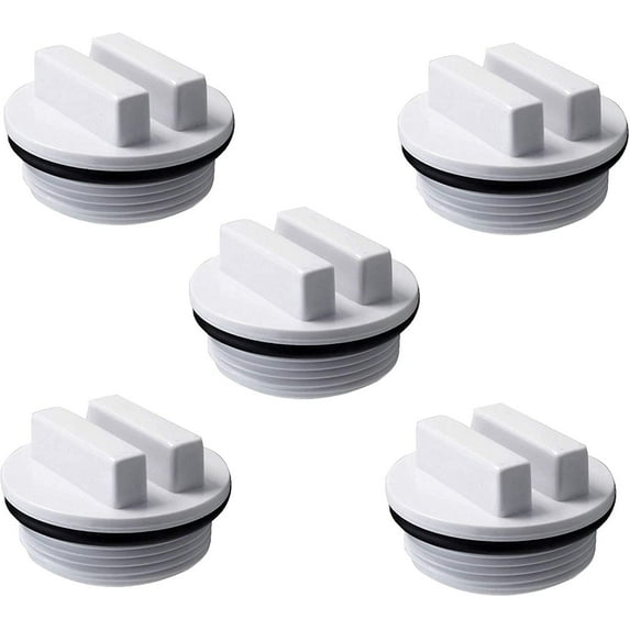 WWD POOL 1.5" Threaded Swimming Pool Spa Winter Plug, Filter Drain Cap for SP1022C (5PCS)