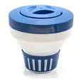 thumbnail image 1 of WWD POOL Floating Pool Chlorine Dispenser for Tablets 3"Chlorine Floater Blue, 1 of 4