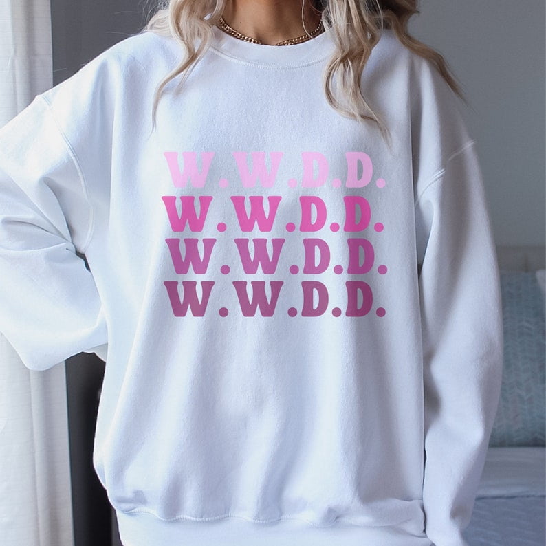 WWDD Crewneck Sweatshirt, What Would Dolly Do Sweater - Walmart.com