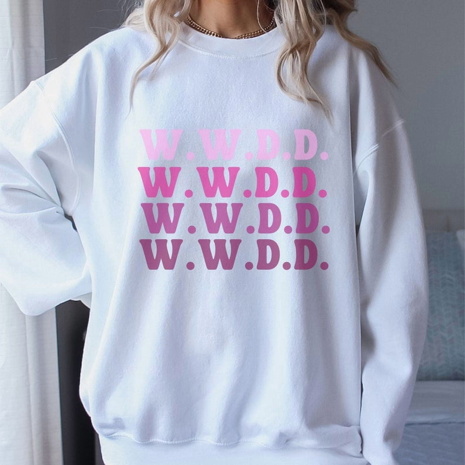 WWDD Crewneck Sweatshirt, What Would Dolly Do Sweater - Walmart.com