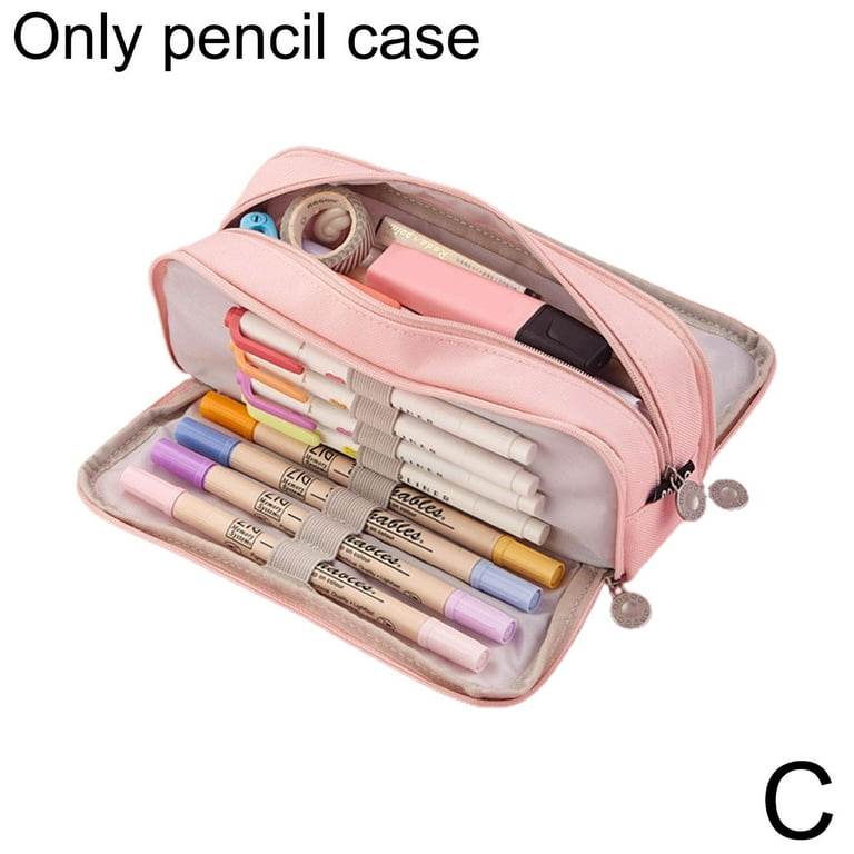 MAJOIE pouch pencil case slim rose